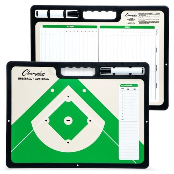 Champion Sports CBBAXL 16 x 12 x 1 in. Extra Large Baseball Coaches Board CBBAXL - main